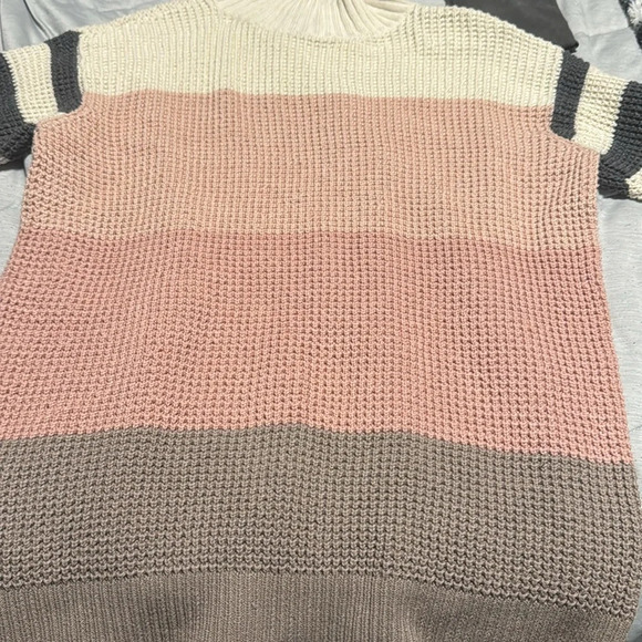 3/25 promo! Chaps textured striped sweater - Picture 3 of 5